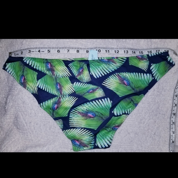 NWT Peacock Print & Navy Bikini - Picture 4 of 5